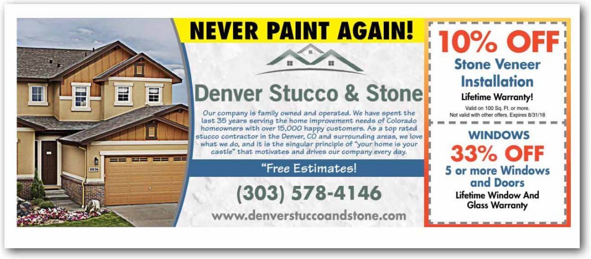 Stucco Specials and Stone Specials Denver Stucco and Stone